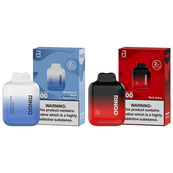 20mg B+MOR Ringo Dual Mesh Disposable Vape Device 600 Puffs - Flavour: Banana Ice