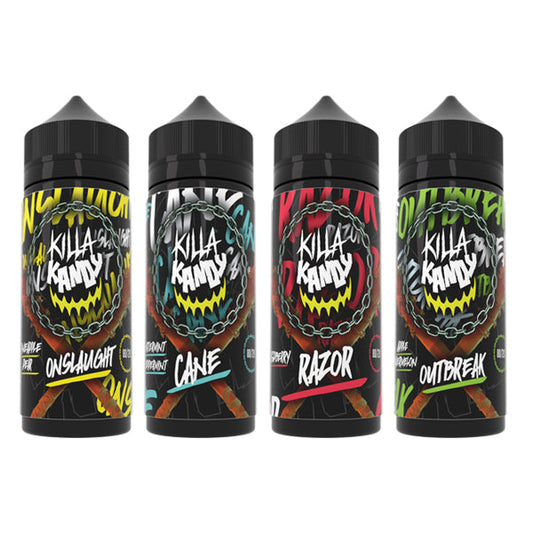 Killa Kandy 100ml Shortfill 0mg (80VG/20PG) - Flavour: Outbreak