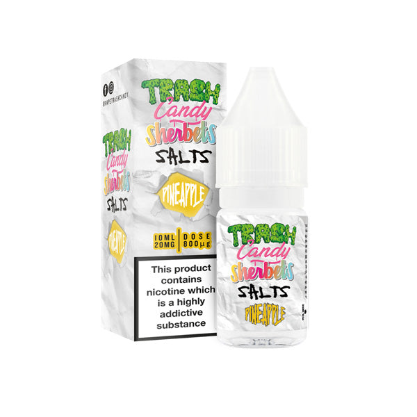 20mg Trash Candy Salts 10ml Nic Salts (50VG/50PG) - Flavour: Strawberry Lemon Sherbet