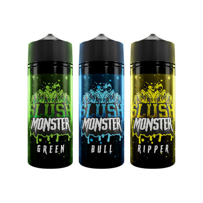 Slush Monster 100ml Shortfill 0mg (80VG/20PG) - Flavour: Green
