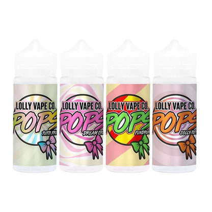 Lolly Vape Co Pops 100ml Shortfill 0mg (80VG/20PG) - Flavour: Jolly Tots