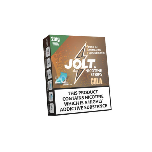 2mg JOLT Nicotine Strips - 20 Strips - Flavour: Cola