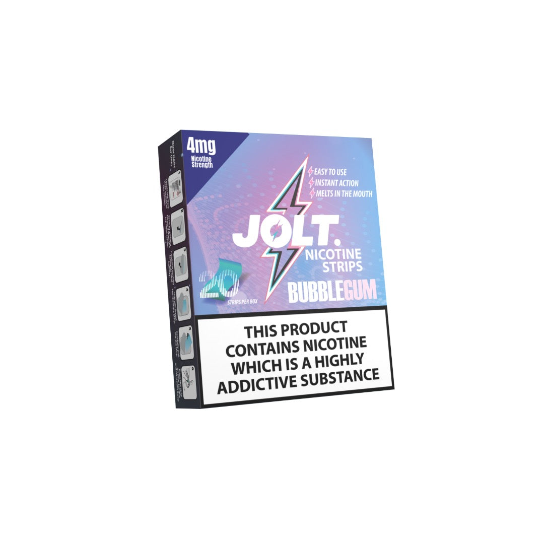 4mg JOLT Nicotine Strips - 20 Strips - Flavour: Spearmint