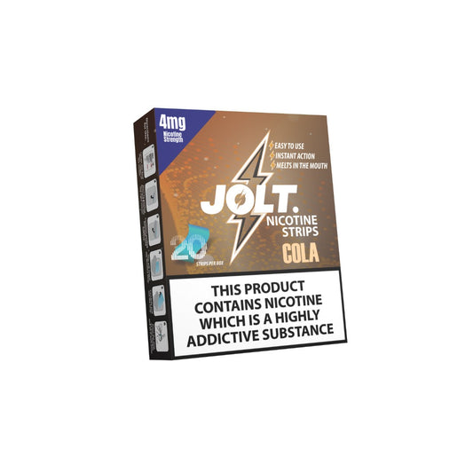 4mg JOLT Nicotine Strips - 20 Strips - Flavour: Cola