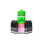 0mg Crystalize Bar Salts 120ml Longfill (50VG/50PG) + 6x Free 20mg Nicotine Shots 10ml - Flavour: Spearmint