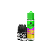 0mg Crystalize Bar Salts 60ml Longfill (50VG/50PG) + 3x Free 20mg Nicotine Shots 10ml - Flavour: Watermelon