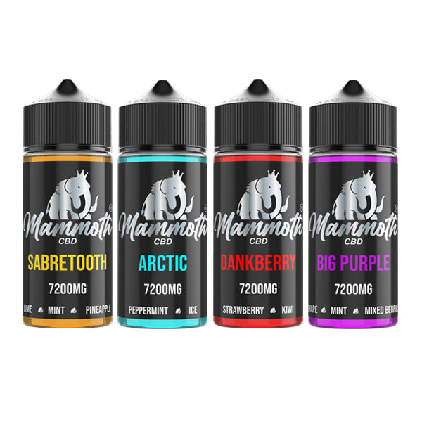 Mammoth CBD 7200mg CBD E-liquid 120ml (30VG/70PG) - Flavour: Arctic