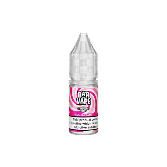 20mg Bar Vape 10ml Nic Salts (50VG/50PG) - Flavour: Strawberry Burst