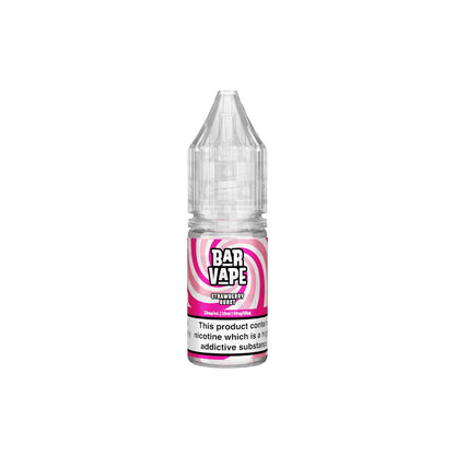 20mg Bar Vape 10ml Nic Salts (50VG/50PG) - Flavour: Strawberry Burst