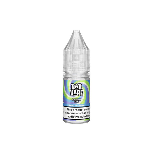 20mg Bar Vape 10ml Nic Salts (50VG/50PG) - Flavour: Blueberry Kiwi