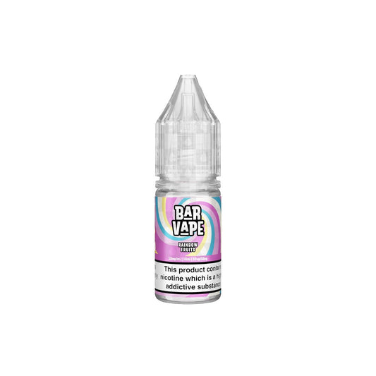 20mg Bar Vape 10ml Nic Salts (50VG/50PG) - Flavour: Rainbow Fruits