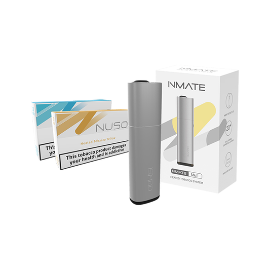 NUSO Heated Tobacco Sticks Starter Kit Pack - Color: White