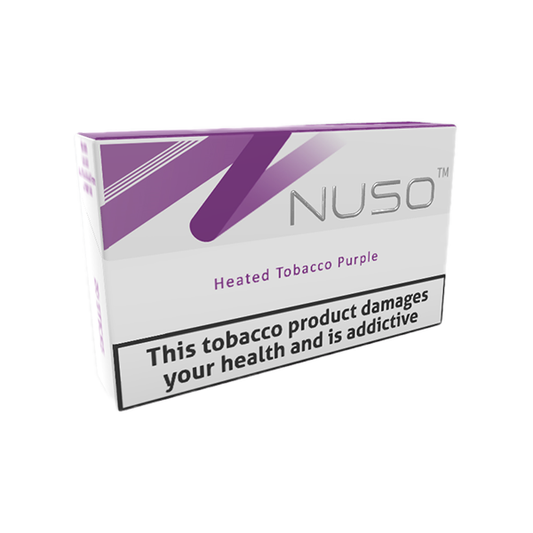 NUSO Heated Tobacco Sticks Strength 3 - 20 Sticks - Flavour: Purple Tobacco