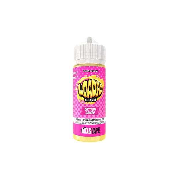 0mg Ruthless Loaded 100ml Shortfill (70VG/30PG) - Flavour: Cotton candy