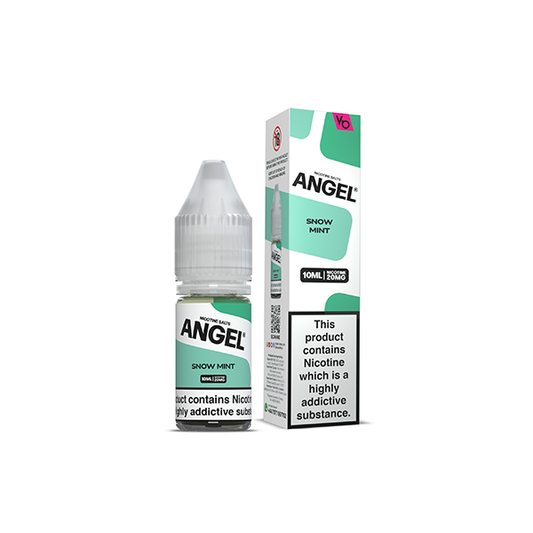 20mg Angel by Vapes Bar Nic Salt 10ml (50VG/50PG) - Flavour: Snow Mint