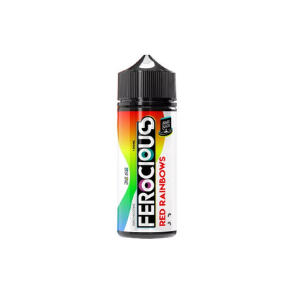 0mg Fantasi Ferocious Bar Juice 100ml Shortfill (50VG/50PG) - Flavour: Blackcurrant Menthol