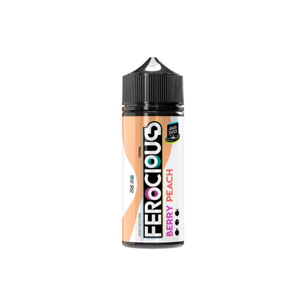 0mg Fantasi Ferocious Bar Juice 100ml Shortfill (50VG/50PG) - Flavour: Mixed Berries