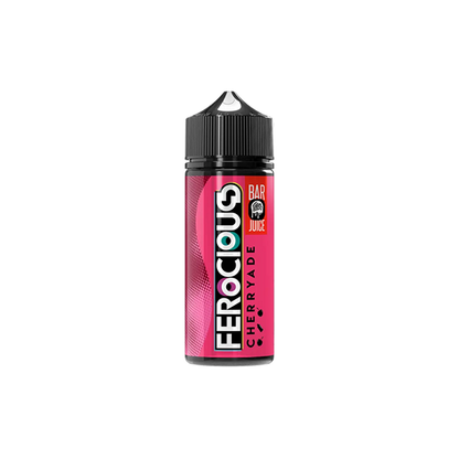 0mg Fantasi Ferocious Bar Juice 100ml Shortfill (50VG/50PG) - Flavour: Pomegranate Blueberry