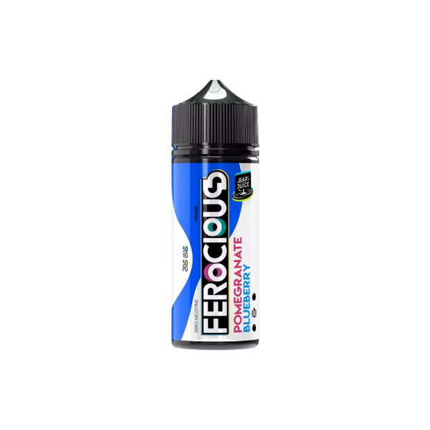 0mg Fantasi Ferocious Bar Juice 100ml Shortfill (50VG/50PG) - Flavour: Berry Peach