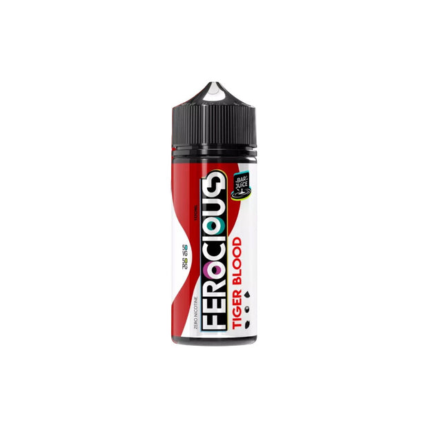 0mg Fantasi Ferocious Bar Juice 100ml Shortfill (50VG/50PG) - Flavour: Sour Cherry Sweets