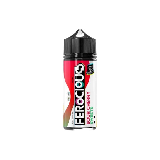 0mg Fantasi Ferocious Bar Juice 100ml Shortfill (50VG/50PG) - Flavour: Blue Raspberry Billions