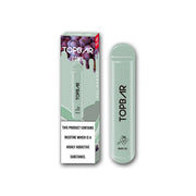 20mg Top Bar Disposable Vape Pod 600 Puffs - Flavour: Green Mango