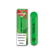 20mg Top Bar Disposable Vape Pod 600 Puffs - Flavour: Green Mango