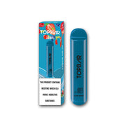 20mg Top Bar Disposable Vape Pod 600 Puffs - Flavour: Green Mango