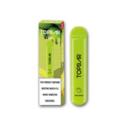 20mg Top Bar Disposable Vape Pod 600 Puffs - Flavour: Green Mango