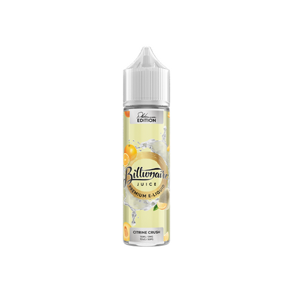 Billionaire Juice Platinum Edition 50ml Shortfill 0mg (70VG/30PG) - Flavour: 24K Gold Ice