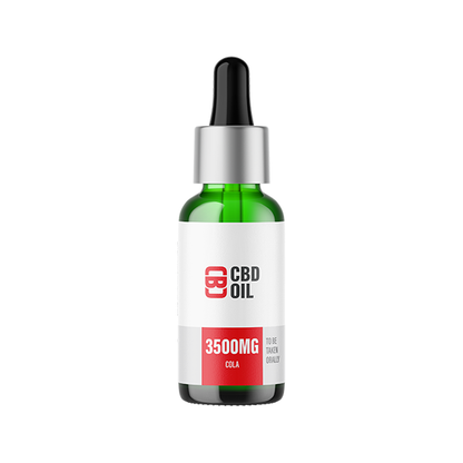 CBD Asylum 35% 3500mg CBD Oil 10ml (BUY 1 GET 2 FREE) - Flavour: Cola