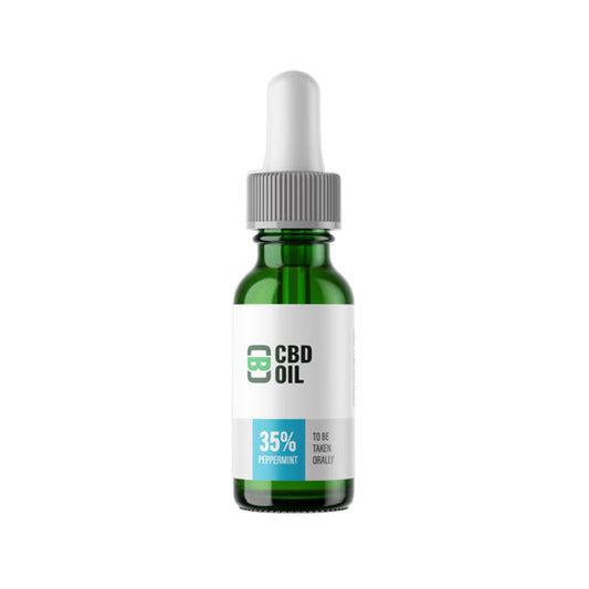 CBD Asylum 35% 3500mg CBD Oil 10ml (BUY 1 GET 2 FREE) - Flavour: Peppermint