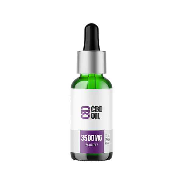CBD Asylum 35% 3500mg CBD Oil 10ml (BUY 1 GET 2 FREE) - Flavour: Mixed Berry
