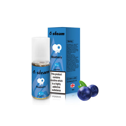 A-Steam Fruit Flavours 3MG 10ML (50VG/50PG) - Flavour: Berry Tunes