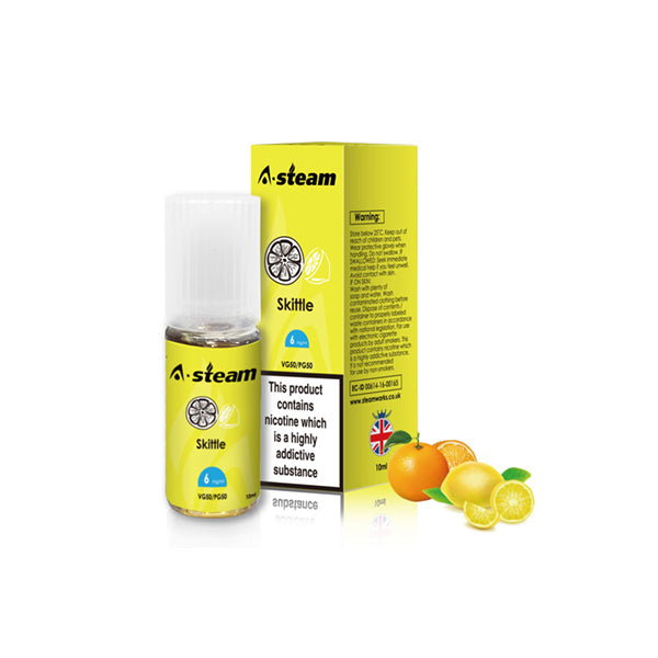 A-Steam Fruit Flavours 3MG 10ML (50VG/50PG) - Flavour: Blackcurrant