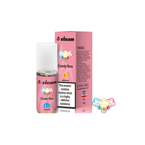 A-Steam Fruit Flavours 6MG 10ML (50VG/50PG) - Flavour: Double Menthol