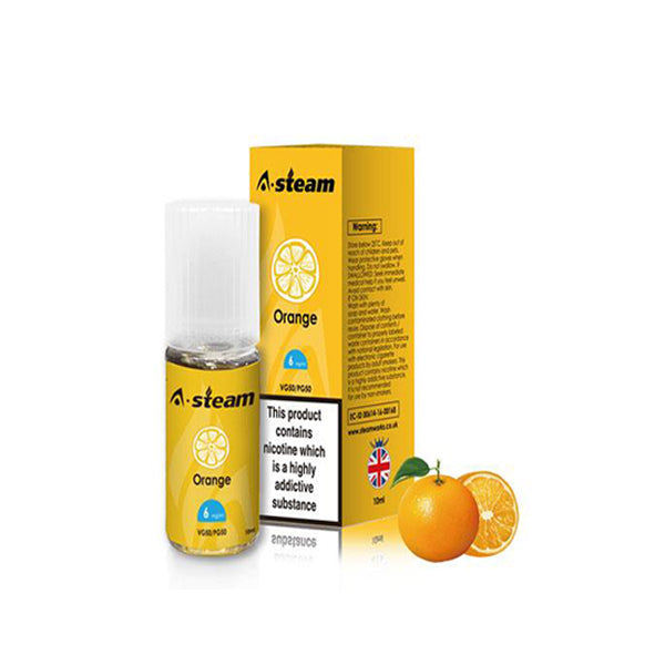 A-Steam Fruit Flavours 6MG 10ML (50VG-50PG) - Flavour: Apple