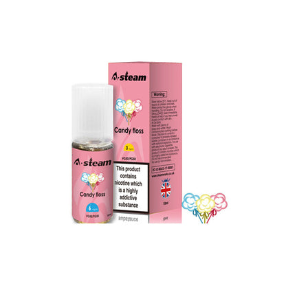 A-Steam Fruit Flavours 12MG 10ML (50VG/50PG) - Flavour: Blueberry