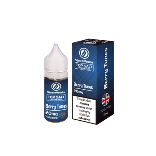 10mg Top Salt Fruit Flavour Nic Salts by A-Steam 10ml (50VG-50PG) - Flavour: Black Jack