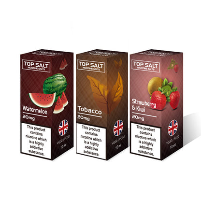 20mg Top Salt Fruit Flavour Nic Salts by A-Steam 10ml (50VG/50PG) - Flavour: Vimtto