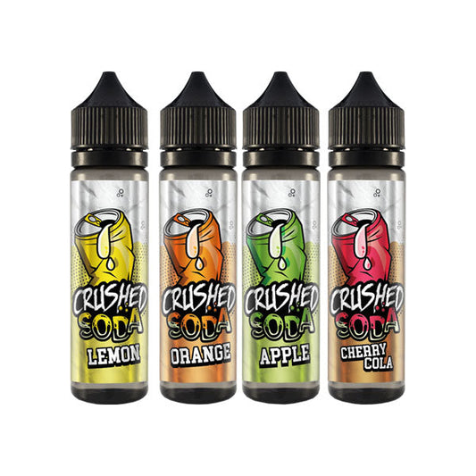 Crushed Soda 50ml Shortfill 0mg (80VG/20PG) - Flavour: Cherry Cola Soda