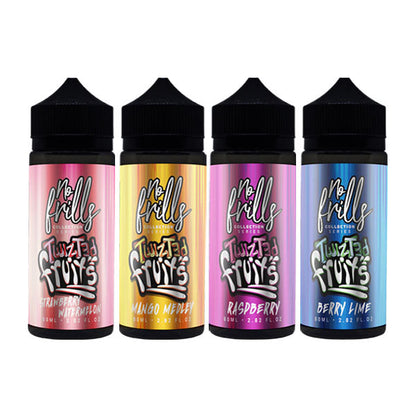 No Frills Collection Twizted Fruits 80ml Shortfill 0mg (80VG/20PG) - Flavour: Mango Medley