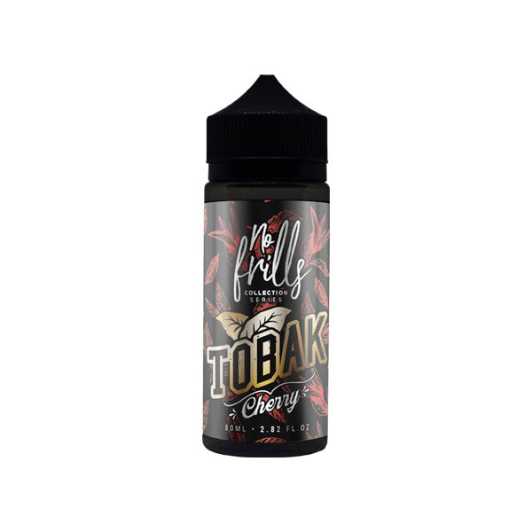 No Frills Collection Tobak 80ml Shortfill 0mg (80VG/20PG) - Flavour: Vanilla Tobacco