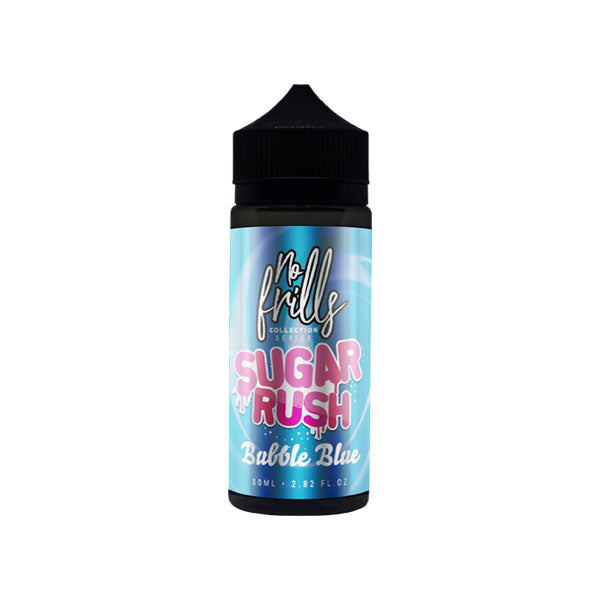 No Frills Collection Sugar Rush 80ml Shortfill 0mg (80VG/20PG) - Flavour: Gummy