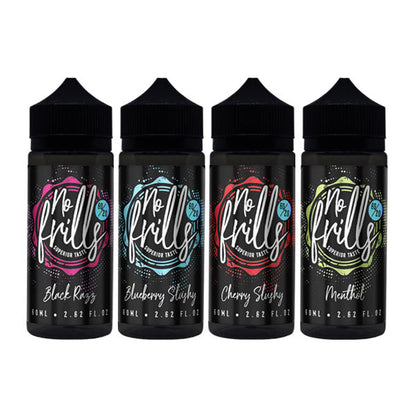 No Frills Originals 80ml Shortfill 0mg (80VG/20PG) - Flavour: Cherry Slushy