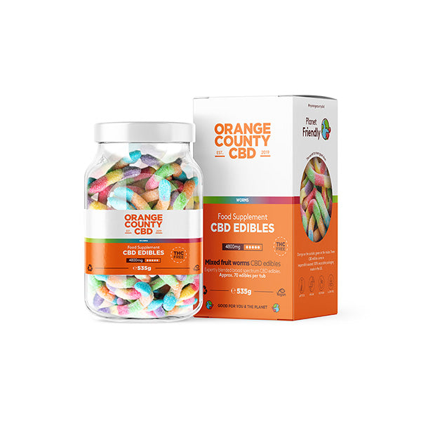 Orange County CBD 4800mg Gummies - Large Pack - Variety: Gummy Cubes