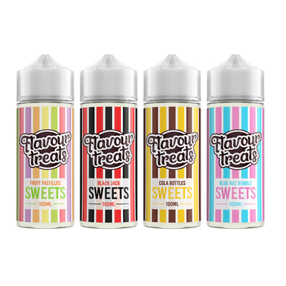 Flavour Treats Sweets by Ohm Boy 100ml Shortfill 0mg (70VG/30PG) - Flavour: Black Jack