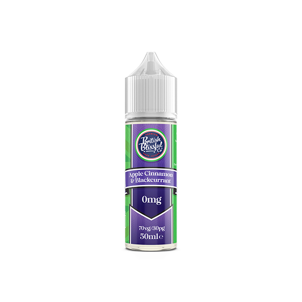 0mg British Blissful 50ml Shortfill (70VG/30PG) - Flavour: Mint Chocolate Cookies & Cream