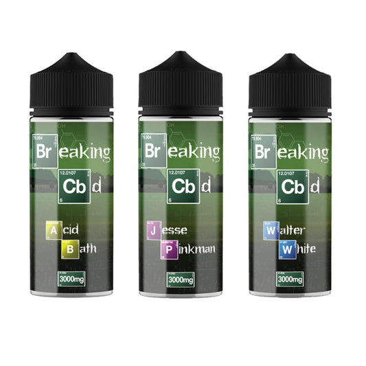 Breaking CBD 3000mg CBD E-Liquid 120ml (50VG/50PG) - Flavour: Saul Goodman