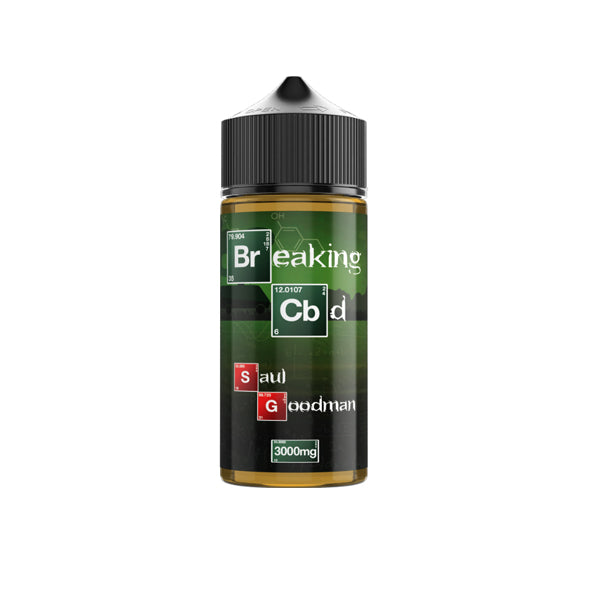 Breaking CBD 3000mg CBD E-Liquid 120ml (50VG/50PG) - Flavour: Walter White